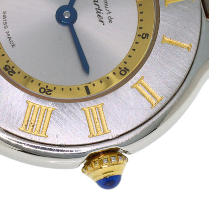 CARTIER Must21 Watches W10073R6 Stainless Steel/SSxGP Ladies