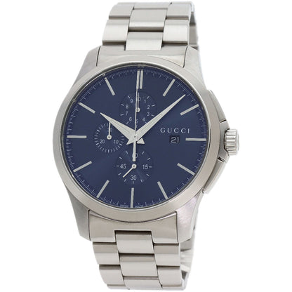 GUCCI G Timeless Chronograph Watches 126.2 Stainless Steel/Stainless Steel mens