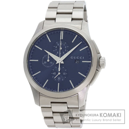 GUCCI G Timeless Chronograph Watches 126.2 Stainless Steel/Stainless Steel mens