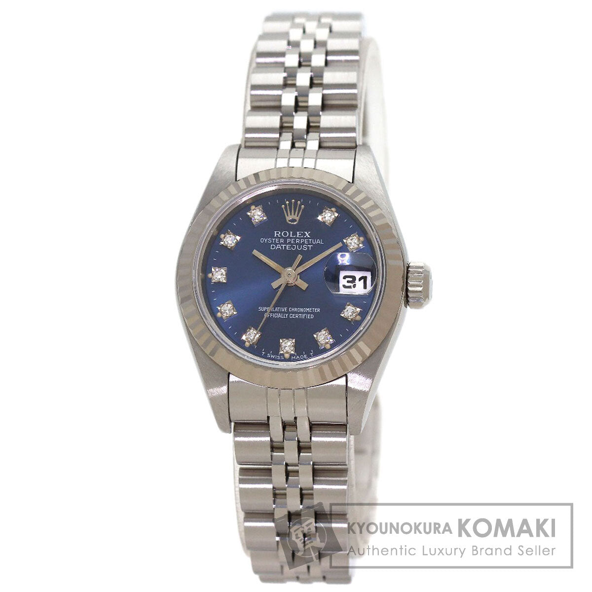 ROLEX DATEJUST 10P Diamond Watches 69174G Stainless Steel/Stainless Steel Ladies
