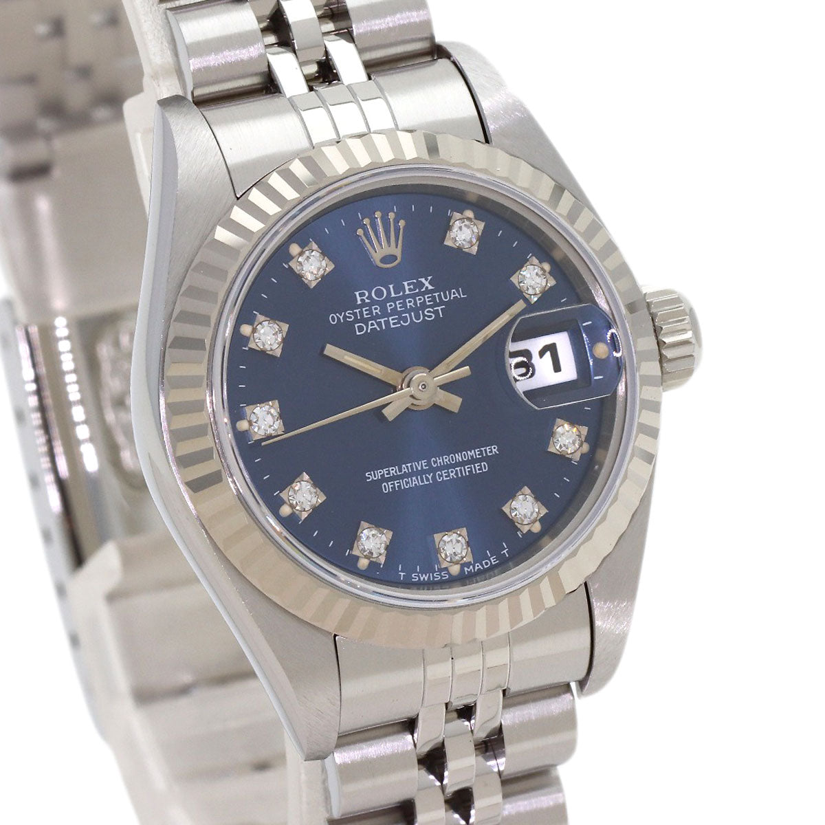 ROLEX DATEJUST 10P Diamond Watches 69174G Stainless Steel/Stainless Steel Ladies