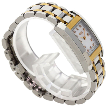FENDI Square Watches 7000L Stainless Steel/SSxGP Ladies
