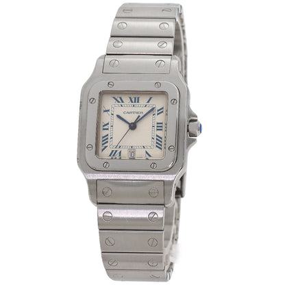 CARTIER Santos Garbe LM Watches W20018D6 Stainless Steel/Stainless Steel mens