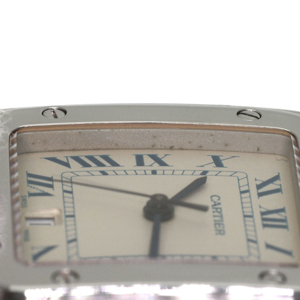 CARTIER Santos Garbe LM Watches W20018D6 Stainless Steel/Stainless Steel mens