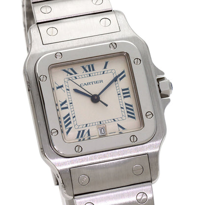 CARTIER Santos Garbe LM Watches W20018D6 Stainless Steel/Stainless Steel mens