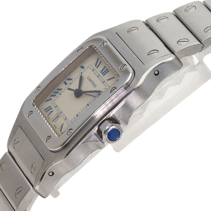 CARTIER Santos Garbe LM Watches W20018D6 Stainless Steel/Stainless Steel mens
