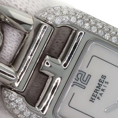 HERMES Nantucket 2P Diamond Watches NA2.130 Stainless Steel/Stainless Steel Ladies