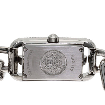 HERMES Nantucket 2P Diamond Watches NA2.130 Stainless Steel/Stainless Steel Ladies