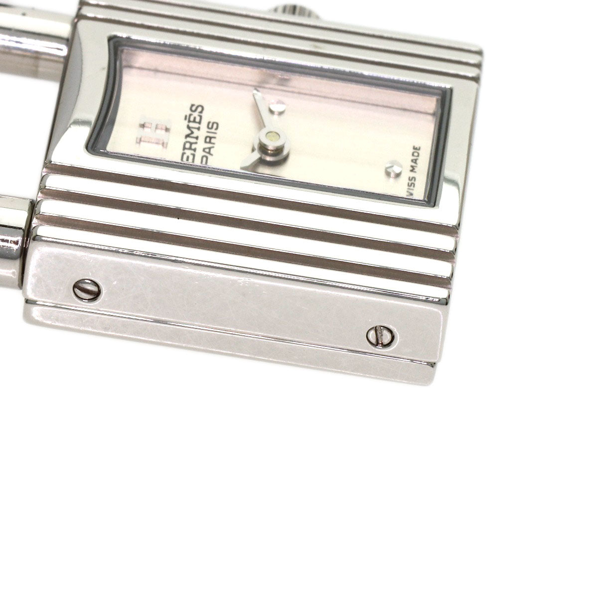 HERMES Kelly watch Watches KE1.210 Stainless Steel/Leather Ladies