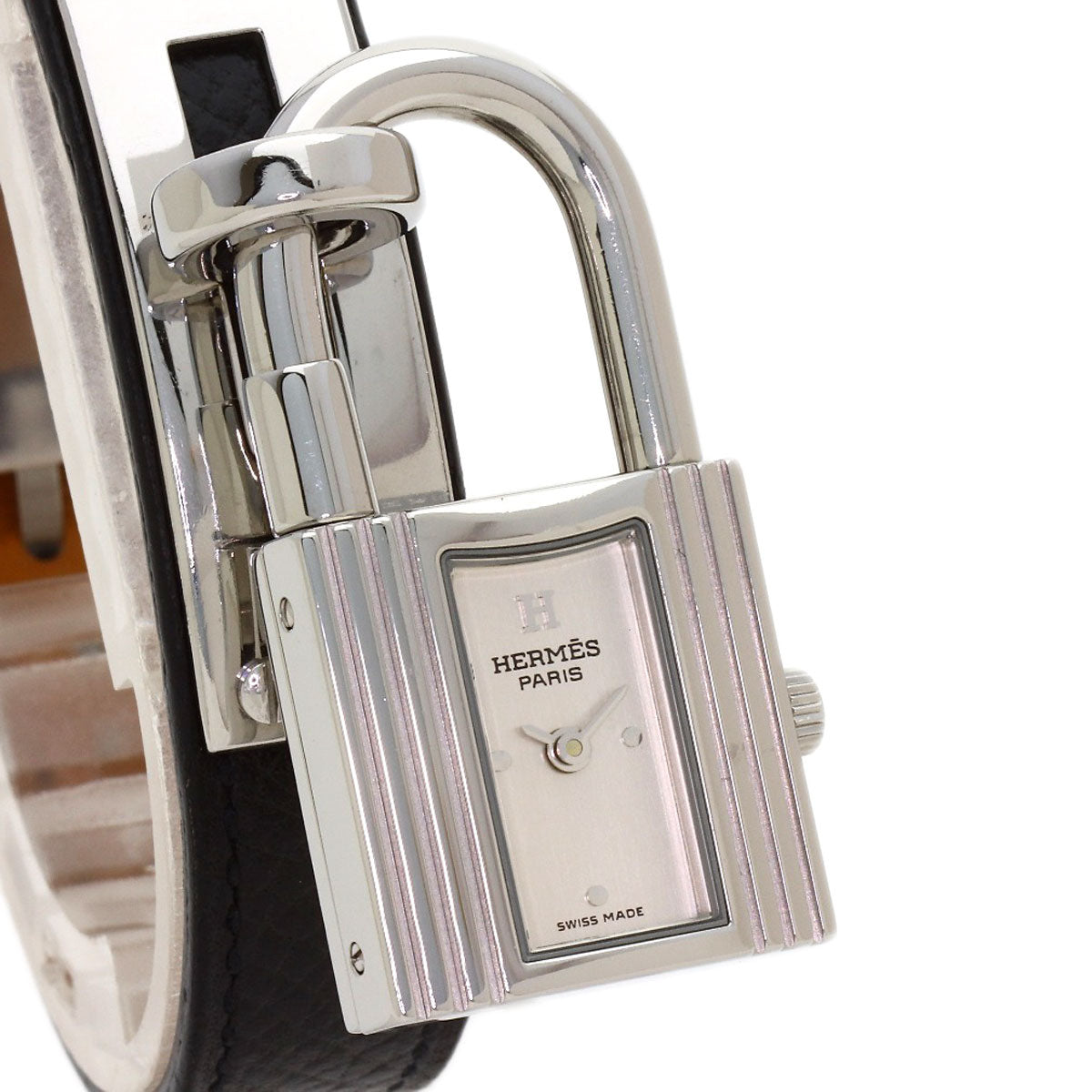 HERMES Kelly watch Watches KE1.210 Stainless Steel/Leather Ladies