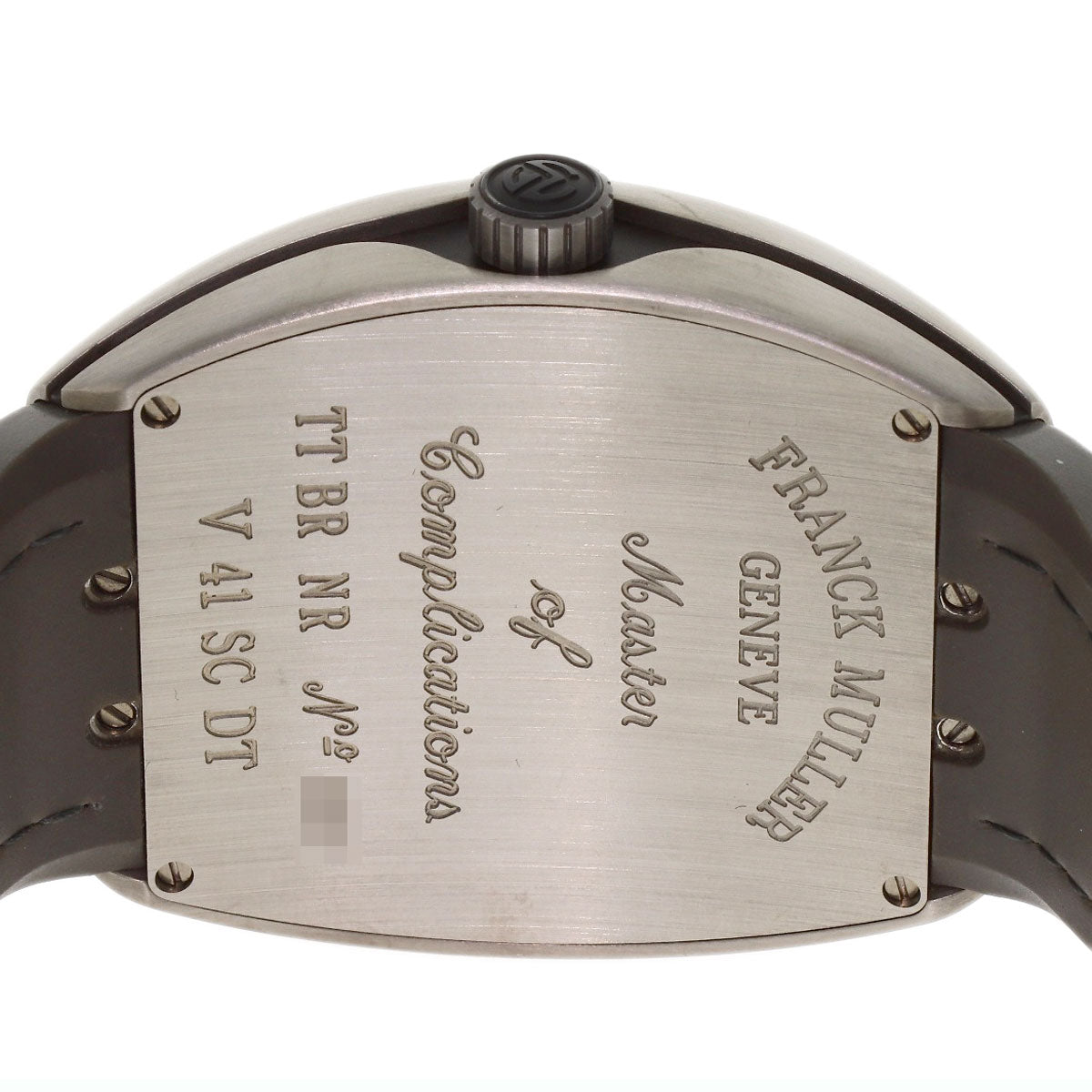 FRANCK MULLER Vanguard Watches V41SCDT Titanium/Rubber mens