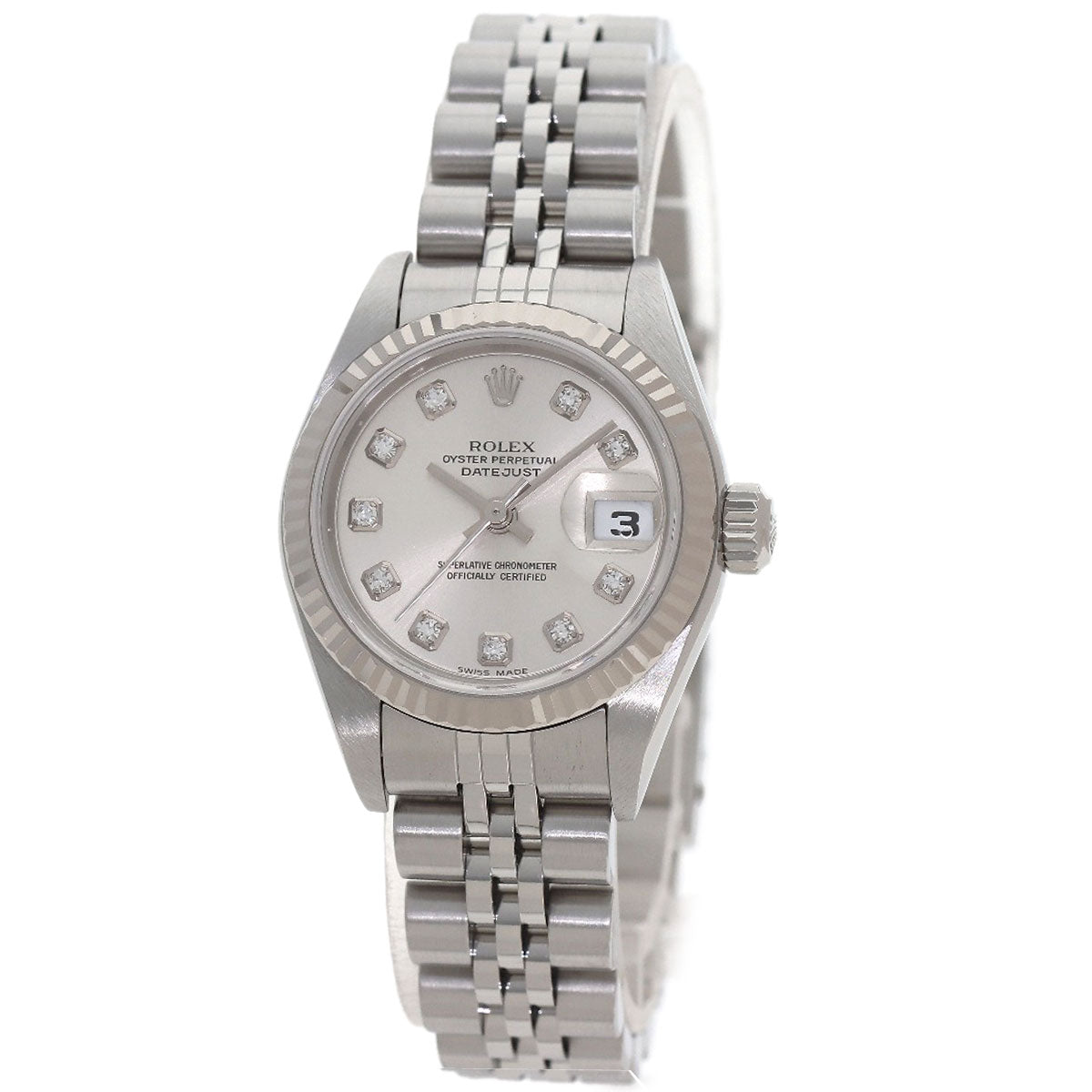 ROLEX DATEJUST 10P Diamond Watches 79174G Stainless Steel/Stainless Steel Ladies