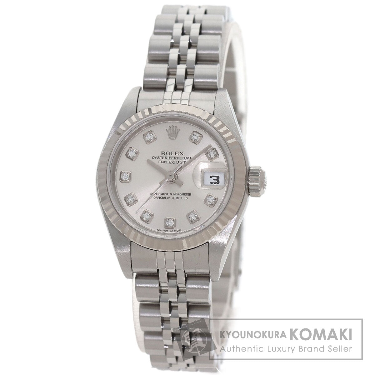 ROLEX DATEJUST 10P Diamond Watches 79174G Stainless Steel/Stainless Steel Ladies