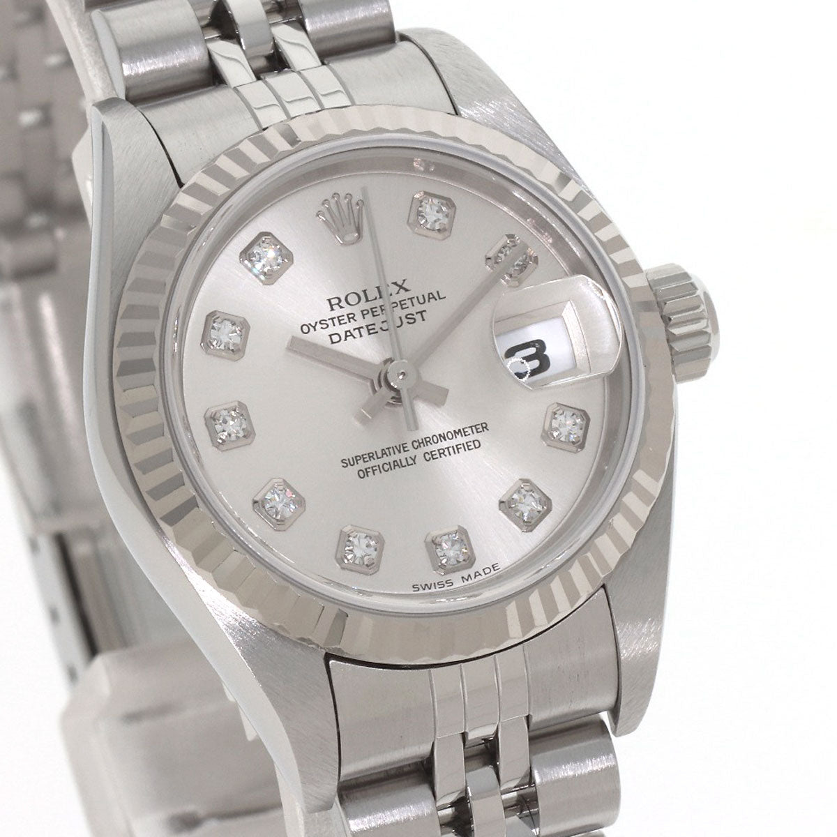 ROLEX DATEJUST 10P Diamond Watches 79174G Stainless Steel/Stainless Steel Ladies