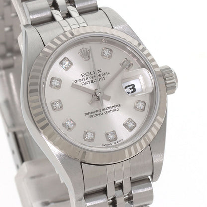 ROLEX DATEJUST 10P Diamond Watches 79174G Stainless Steel/Stainless Steel Ladies