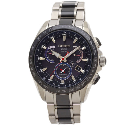 SEIKO Astron 8X Series Dual Time Watches SBXB041 8X53-0AB0-2 Titanium/Titanium x Ceramic mens