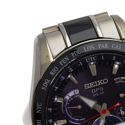 SEIKO Astron 8X Series Dual Time Watches SBXB041 8X53-0AB0-2 Titanium/Titanium x Ceramic mens