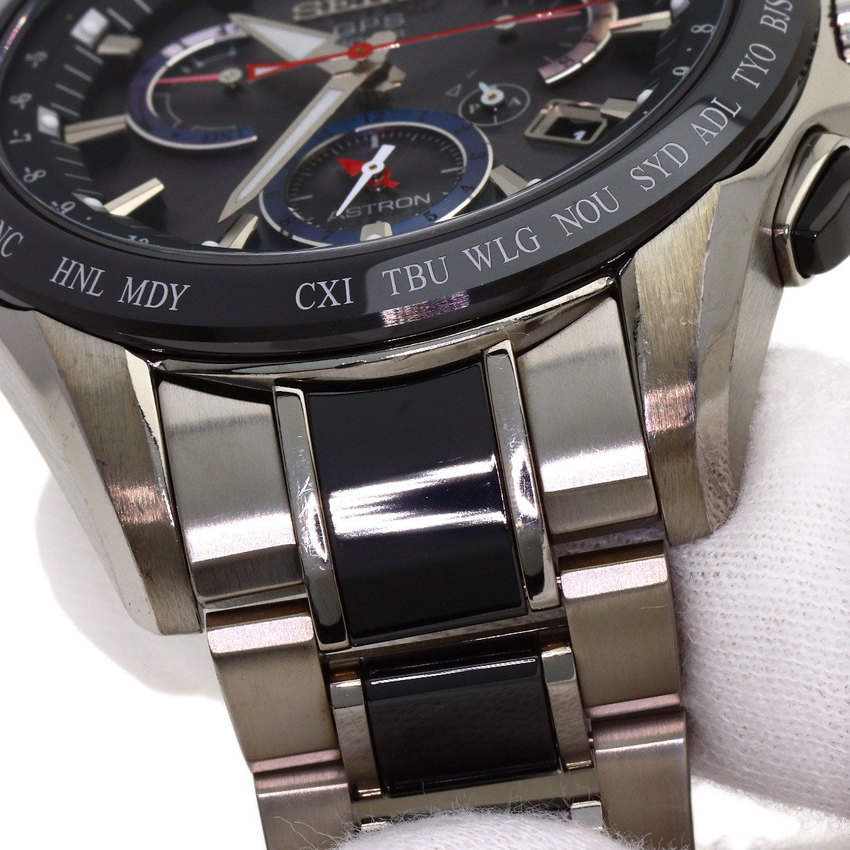 SEIKO Astron 8X Series Dual Time Watches SBXB041 8X53-0AB0-2 Titanium/Titanium x Ceramic mens