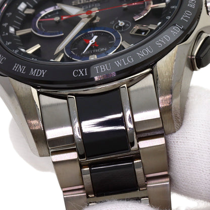 SEIKO Astron 8X Series Dual Time Watches SBXB041 8X53-0AB0-2 Titanium/Titanium x Ceramic mens