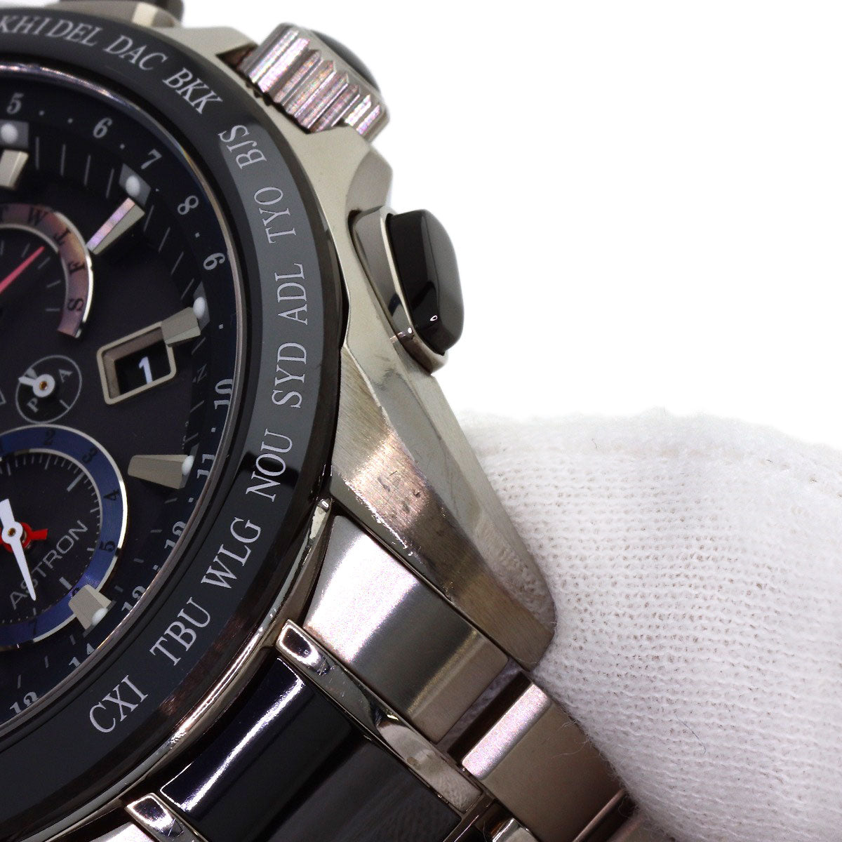 SEIKO Astron 8X Series Dual Time Watches SBXB041 8X53-0AB0-2 Titanium/Titanium x Ceramic mens