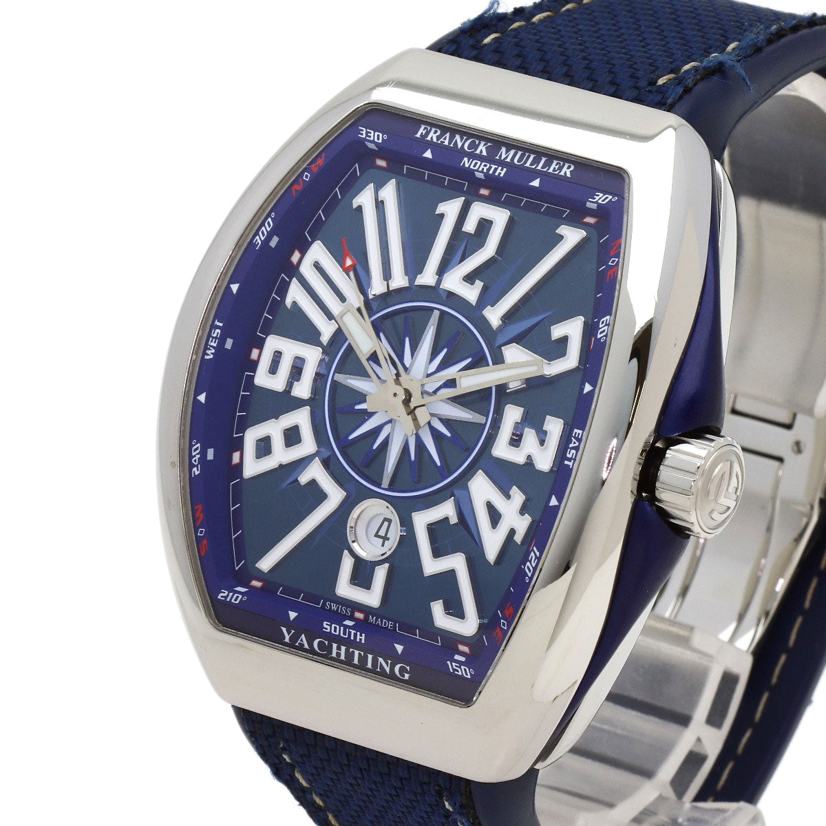 FRANCK MULLER Vanguard Yachting Watches V45SCDT Stainless Steel/Rubber mens