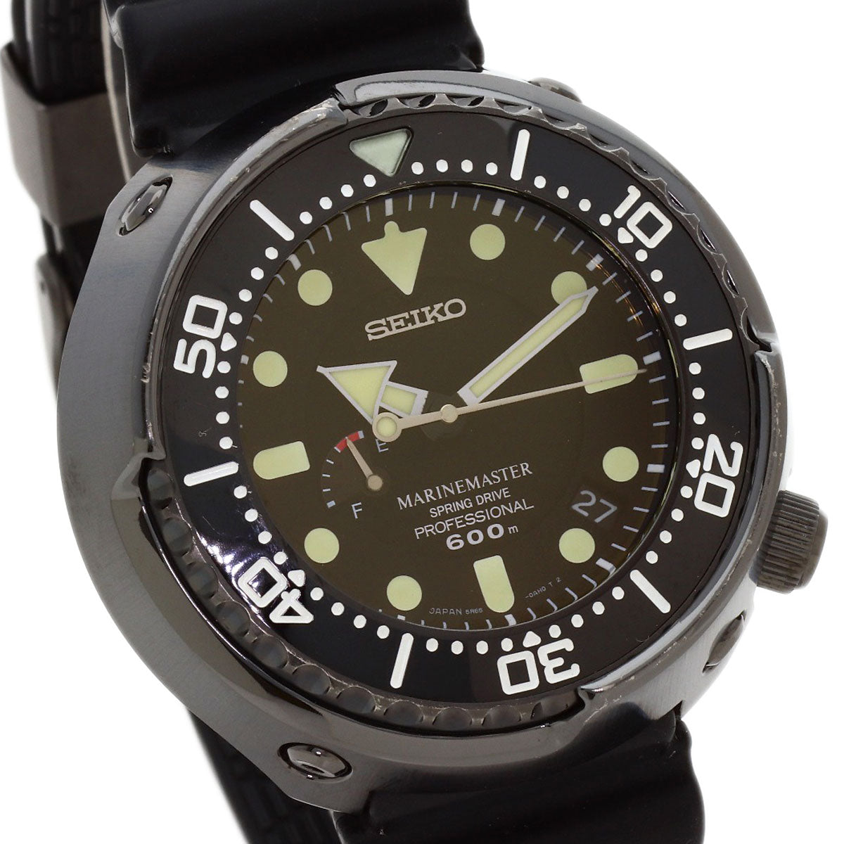 SEIKO Prospex Marine Master Spring Drive Watches SBDB009 5R65-0AK0 Titanium/Rubber mens