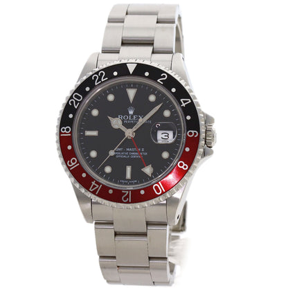 ROLEX GMT Master II Coke Black and Red Bezel Watches 16170 Stainless Steel/Stainless Steel mens