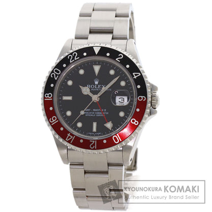 ROLEX GMT Master II Coke Black and Red Bezel Watches 16170 Stainless Steel/Stainless Steel mens