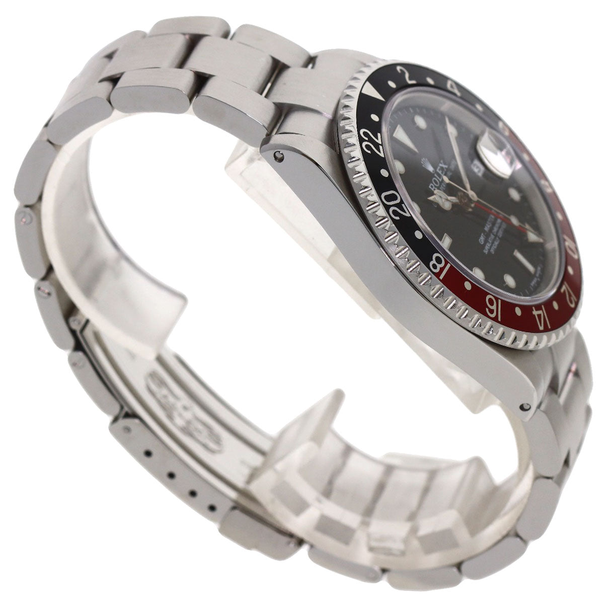 ROLEX GMT Master II Coke Black and Red Bezel Watches 16170 Stainless Steel/Stainless Steel mens