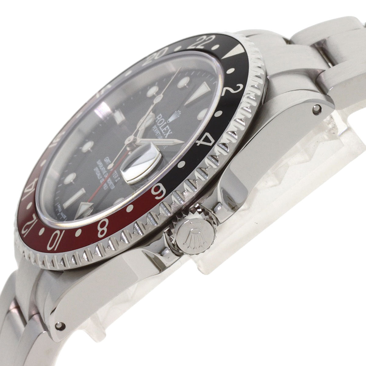ROLEX GMT Master II Coke Black and Red Bezel Watches 16170 Stainless Steel/Stainless Steel mens
