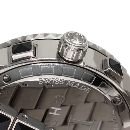 CHRISTIAN DIOR Crystal Chronograph Diamond Watches CD11431D Stainless Steel/Stainless Steel mens