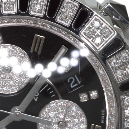 CHRISTIAN DIOR Crystal Chronograph Diamond Watches CD11431D Stainless Steel/Stainless Steel mens