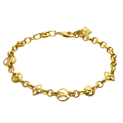 LOUIS VUITTON Crazy In Rock M00376 Bracelet Gold Plated Ladies [Used]