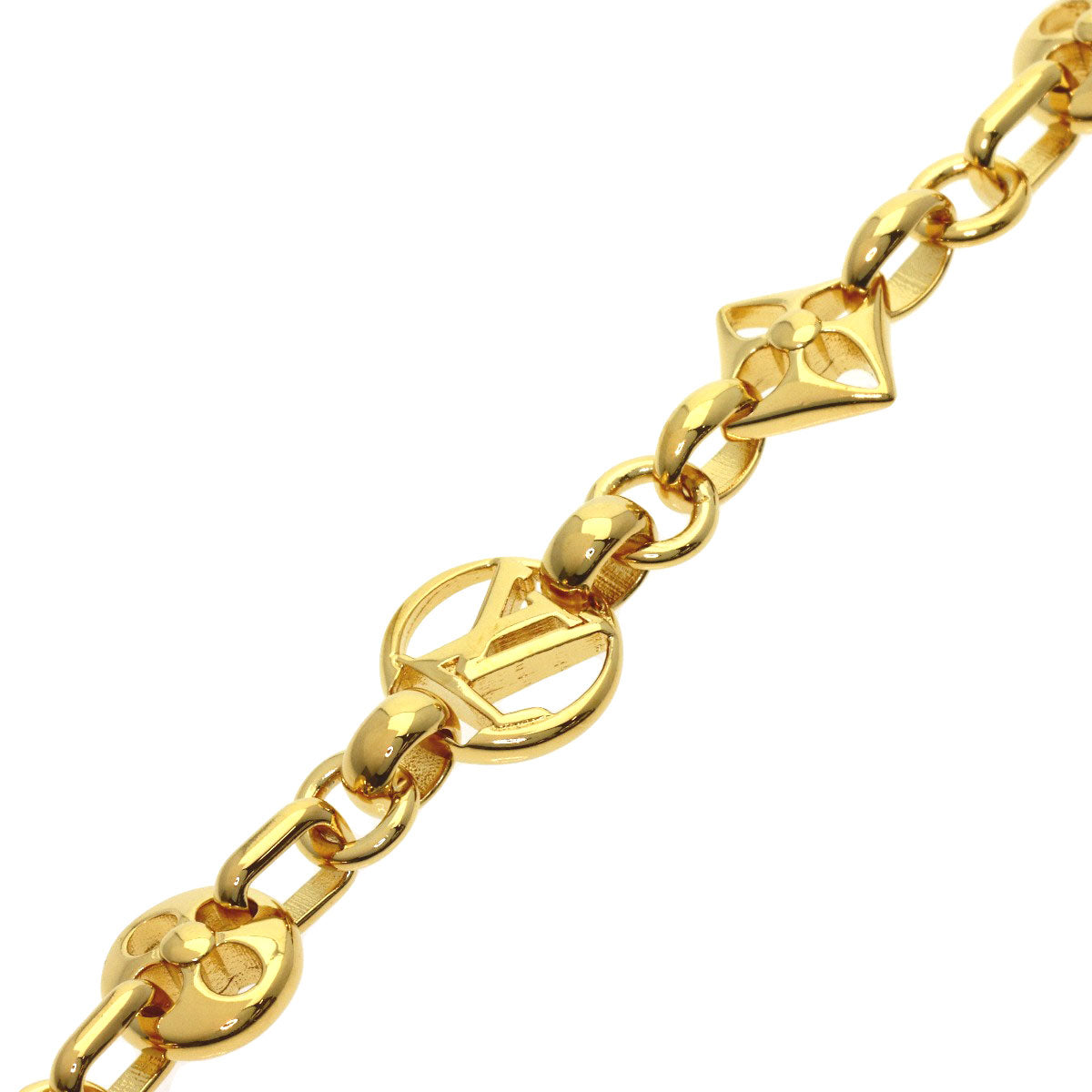 LOUIS VUITTON Crazy In Rock M00376 Bracelet Gold Plated Ladies [Used]