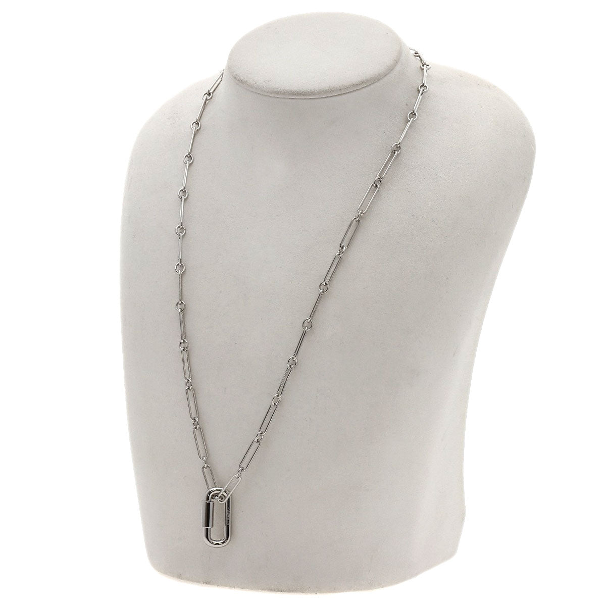 HERMES Curiosité Long Chain Necklace Gold Plated Ladies [Used]