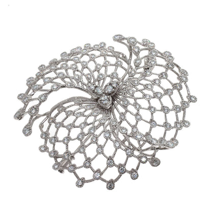 Queen Diamond Brooch K18 White Gold PT950Ladies [Used]