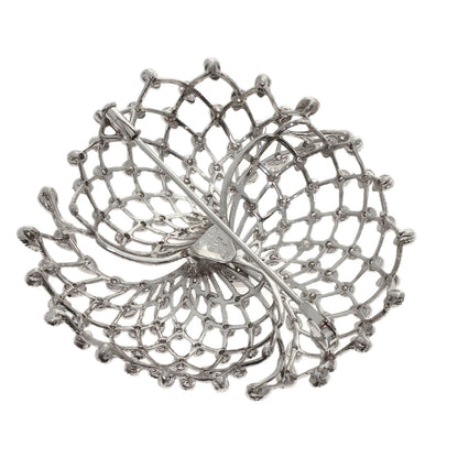 Queen Diamond Brooch K18 White Gold PT950Ladies [Used]