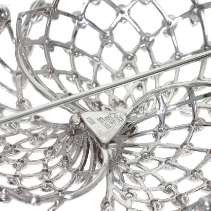 Queen Diamond Brooch K18 White Gold PT950Ladies [Used]