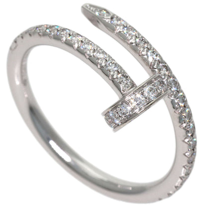 CARTIER Juste un Clou SM Diamond #47 Ring K18 White Gold Ladies [Used]