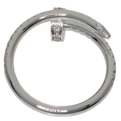 CARTIER Juste un Clou SM Diamond #47 Ring K18 White Gold Ladies [Used]