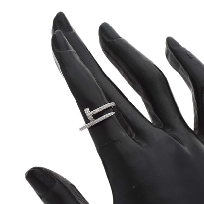 CARTIER Juste un Clou SM Diamond #47 Ring K18 White Gold Ladies [Used]