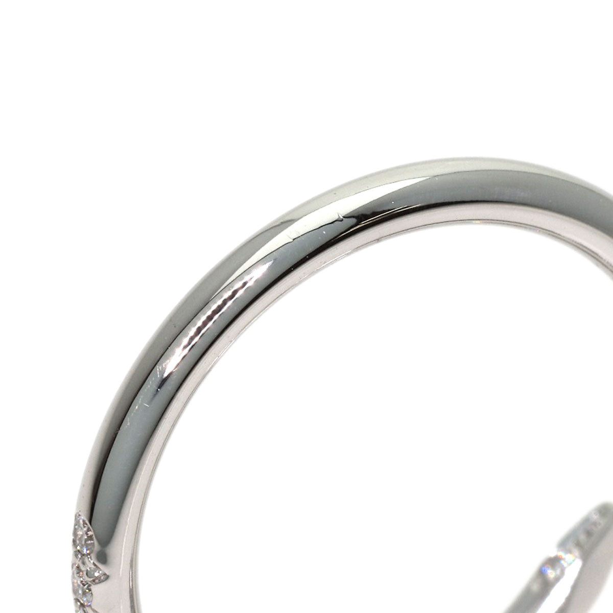 CARTIER Juste un Clou SM Diamond #47 Ring K18 White Gold Ladies [Used]