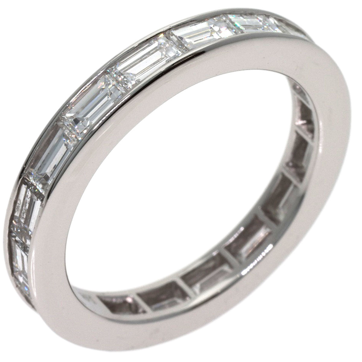 HARRY WINSTON Full Eternity Bucket Diamond Ring Platinum PT950 Ladies [Used]