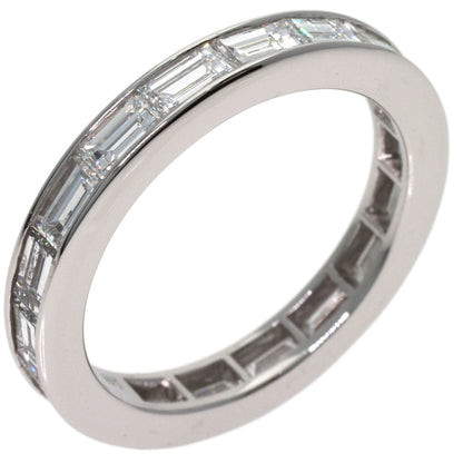 HARRY WINSTON Full Eternity Bucket Diamond Ring Platinum PT950 Ladies [Used]