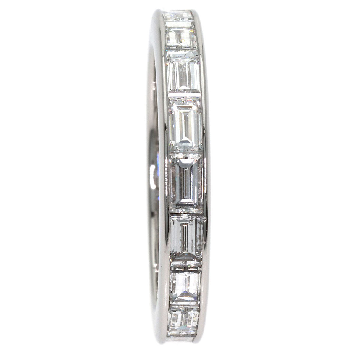 HARRY WINSTON Full Eternity Bucket Diamond Ring Platinum PT950 Ladies [Used]