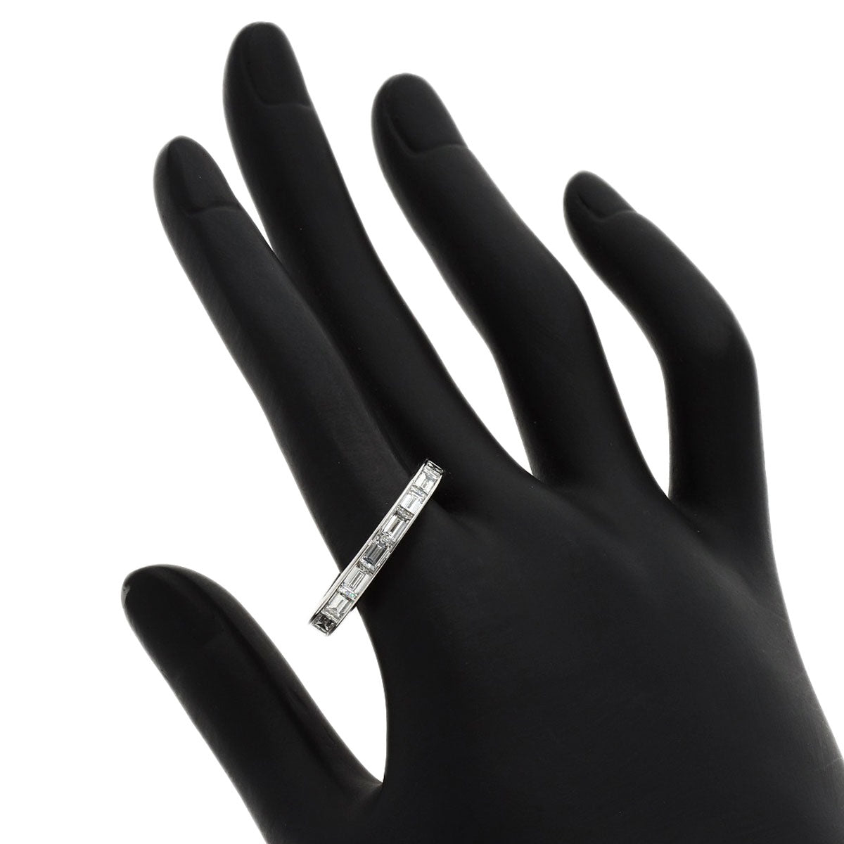 HARRY WINSTON Full Eternity Bucket Diamond Ring Platinum PT950 Ladies [Used]