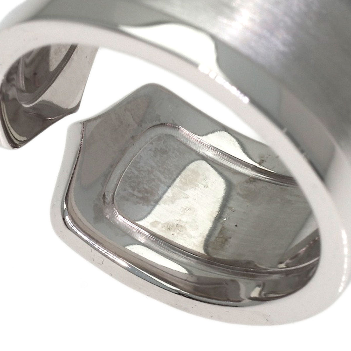 CARTIER C2 Ring Diamond Ring K18 White Gold Ladies [Used]