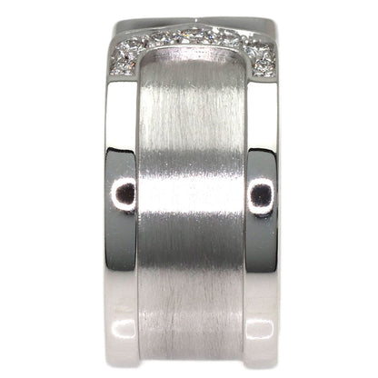 CARTIER C2 Ring Diamond Ring K18 White Gold Ladies [Used]