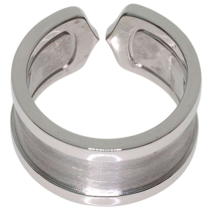 CARTIER C2 Ring Diamond Ring K18 White Gold Ladies [Used]
