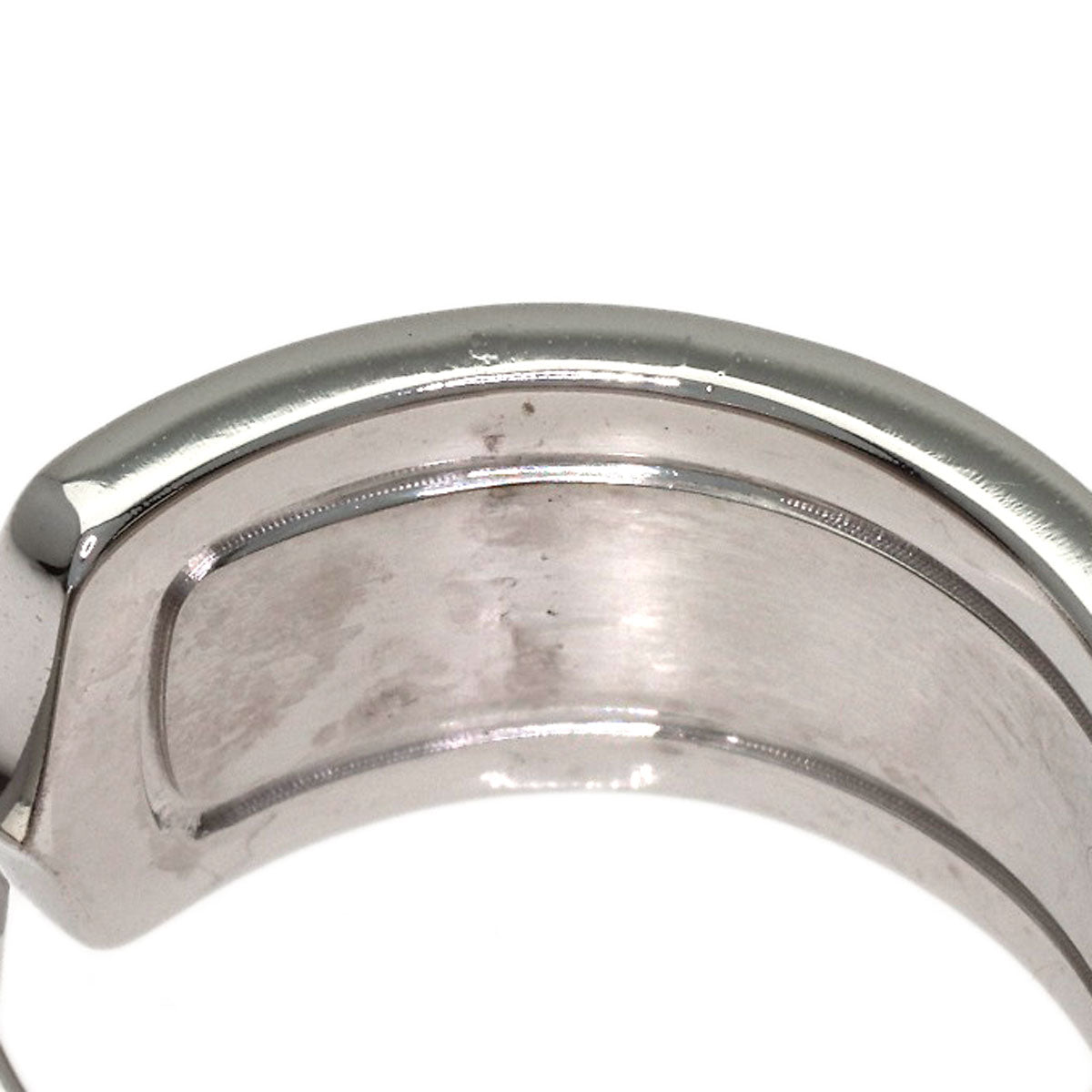 CARTIER C2 Ring Diamond Ring K18 White Gold Ladies [Used]
